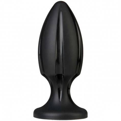 Черная анальная пробка Platinum Premium Silicone - The Rocket - Black