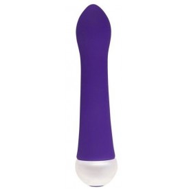 Фиолетовый вибратор Fashion Succubi Caressing Vibe - 14,5 см.